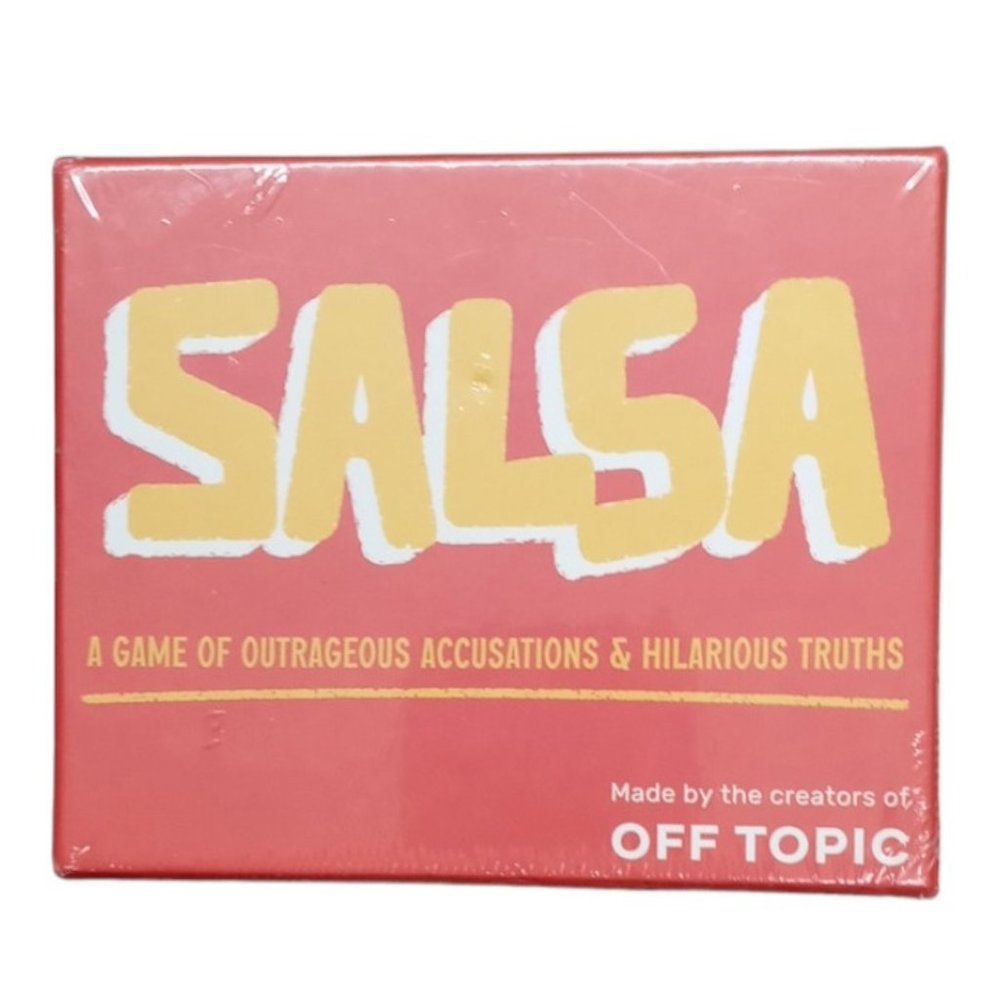 SALSA Off Topic Adult Party Game A Game Of Outrageous Accusations & Hilarious Tr